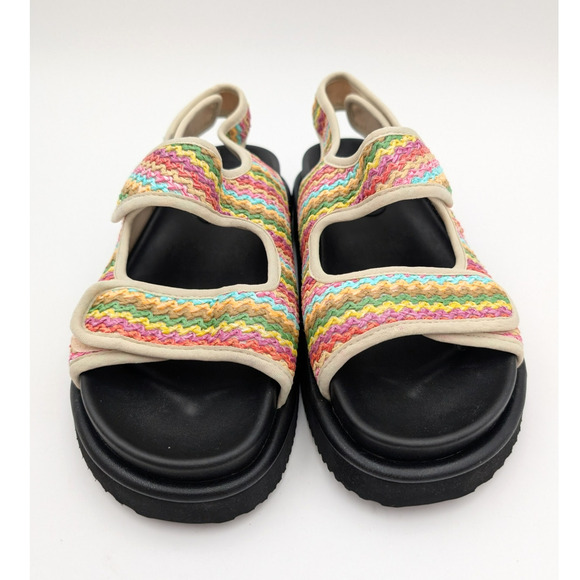 ABound Chance Platform Sandal Women's Yellow Clover Multi Size US7M - Picture 2 of 8